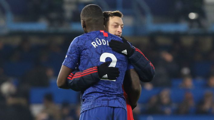 Mesut Ozil has spoken lavishly on former Germany team-mate Antonio Rudiger