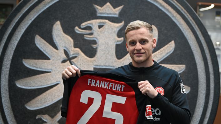 Donny van de Beek has joined Eintracht Frankfurt on loan for the rest of the season
