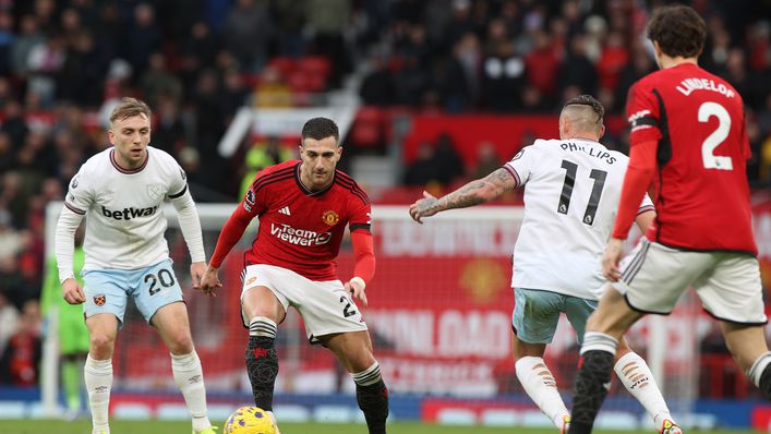 Diogo Dalot impressed at the back for Manchester United