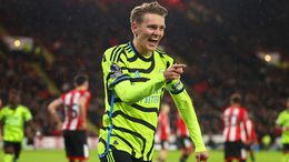 Martin Odegaard set Arsenal on their way to victory after five minutes