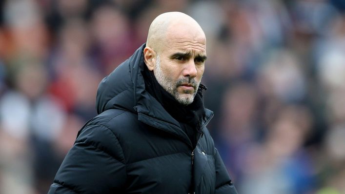 Pep Guardiola admitted he was concerned ahead of Manchester City's 2-0 victory over Burnley