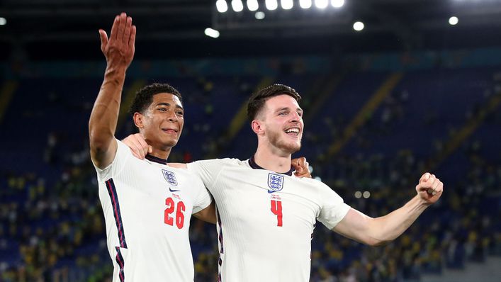 Jude Bellingham and Declan Rice could be England's central midfield pairing for years to come