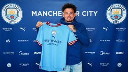 Kalvin Phillips has completed his switch to Premier League champions Manchester City (Pic: Manchester City Twitter)