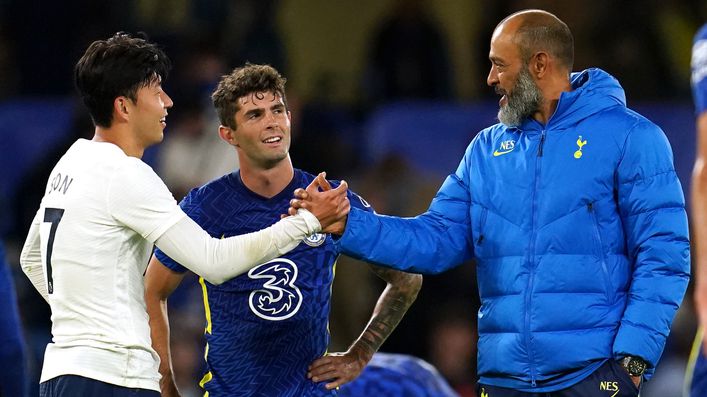 New Tottenham boss Nuno Espirito Santo was pleased as his side fought back to draw at Chelsea