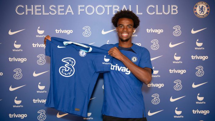Teenage midfielder Carney Chukwuemeka has joined Chelsea from Aston Villa