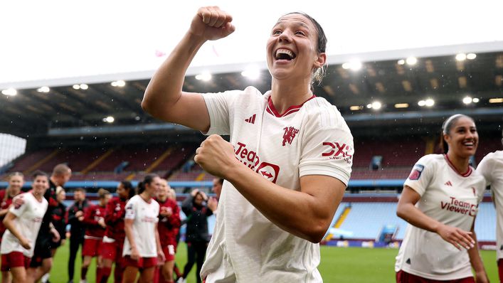 Rachel Williams scored Manchester United's late winner at Aston Villa