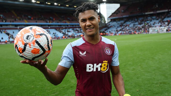 Ollie Watkins scored a hat-trick against Brighton last Saturday