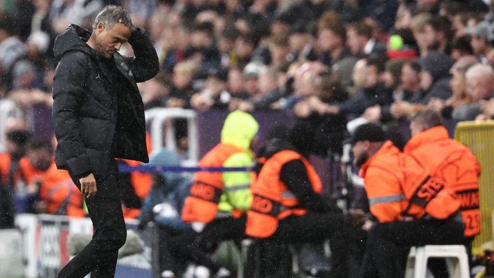 Luis Enrique will be frustrated with Paris Saint-Germain's display