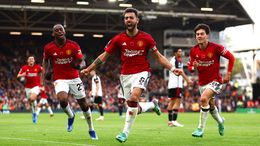Manchester United were victorious over Fulham in the early kick-off