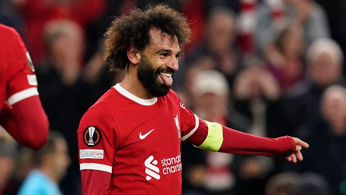 Mohamed Salah is second only to Erling Haaland in the Premier League scoring charts with eight goals