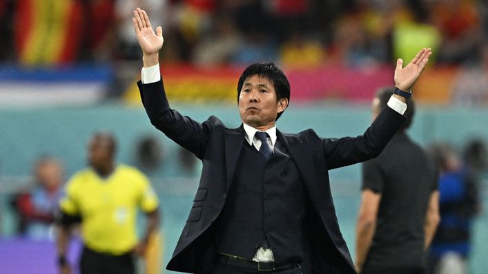 Hajime Moriyasu has to manage Japan's defence without the suspended Ko Itakura