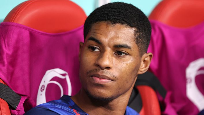 Marcus Rashford found himself back on the bench for the match with Senegal
