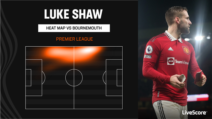 Luke Shaw was lethal on the left for Manchester United