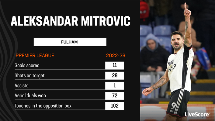 Aleksandar Mitrovic has been in spectacular form for seventh-place Fulham