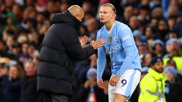 Pep Guardiola is bringing the best out of Erling Haaland