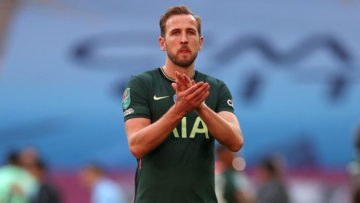 Harry Kane lost the second EFL Cup final of his career in 2021