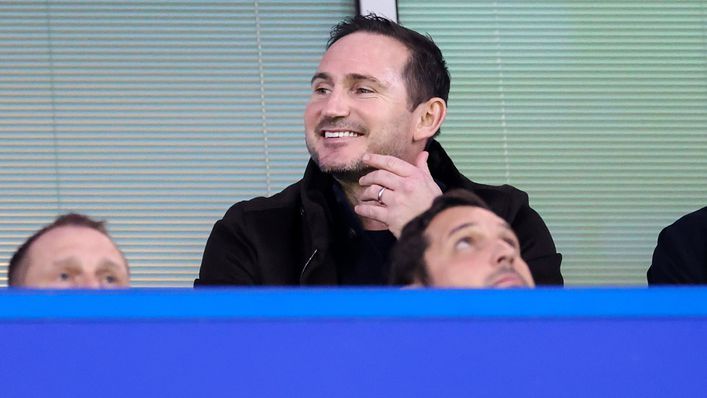 Frank Lampard was in the stands to watch Chelsea's goalless draw with Liverpool