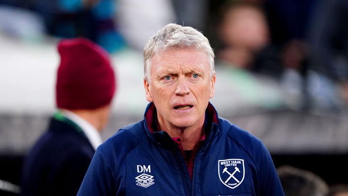 David Moyes' West Ham occupy seventh place going into the weekend's round of fixtures