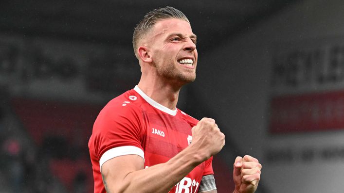 Toby Alderweireld's late goal won the title for his boyhood club Royal Antwerp