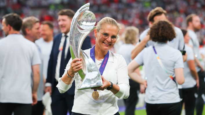 Sarina Wiegman lifted the Euro 2022 trophy but it remains to be seen whether the World Cup will follow