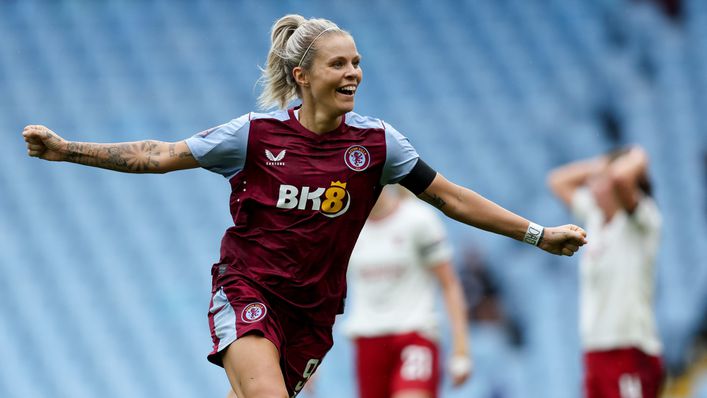 Rachel Daly scored Aston Villa's goal in their 2-1 defeat to Manchester United