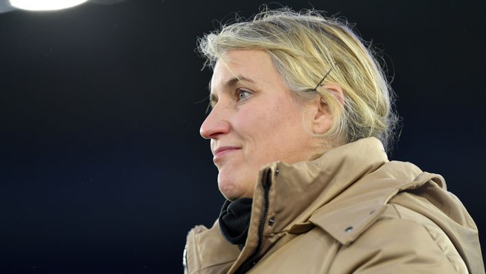 Emma Hayes celebrated her 300th game in charge of Chelsea with an 8-0 win over Leicester