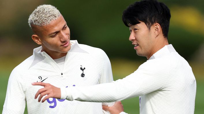 Heung-Min Son will come up against club team-mate Richarlison this evening