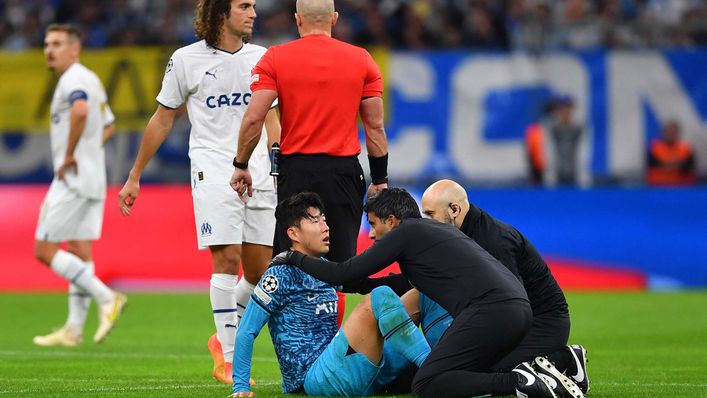 Heung-Min Son suffered a sickening injury against Marseille last month