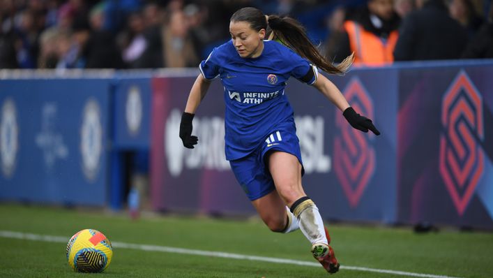 Fran Kirby scored her first goal of the season in Chelsea's 6-0 win at Aston Villa