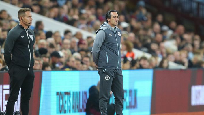 Unai Emery and Aston Villa have the chance to move above Manchester City on Wednesday night.