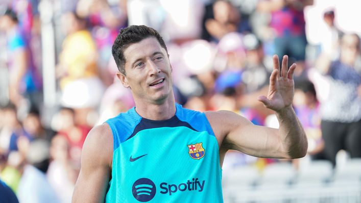 Goal machine Robert Lewandowski will not be available for Barcelona this weekend