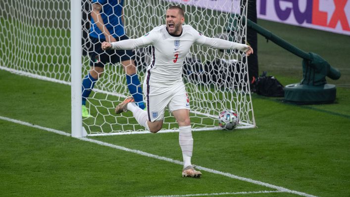 Luke Shaw scored in the Euro 2020 final for England