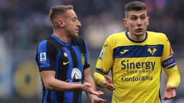 Inter Milan midfielder Davide Frattesi scored a controversial late winner against Verona
