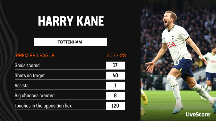 Harry Kane has been in fine form for Tottenham this season