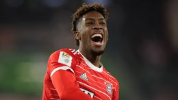 Kingsley Coman scored twice in Bayern Munich's 4-2 win at Wolfsburg last time out
