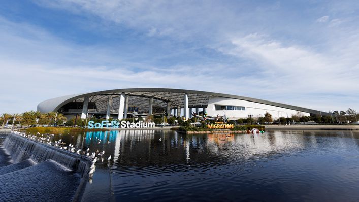 LA's SoFi Stadium hosted the 2022 Super Bowl