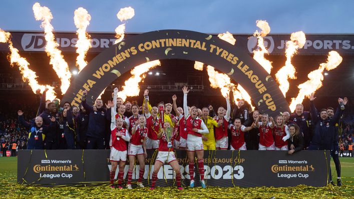 Chelsea watched Arsenal lift the Conti Cup on Sunday