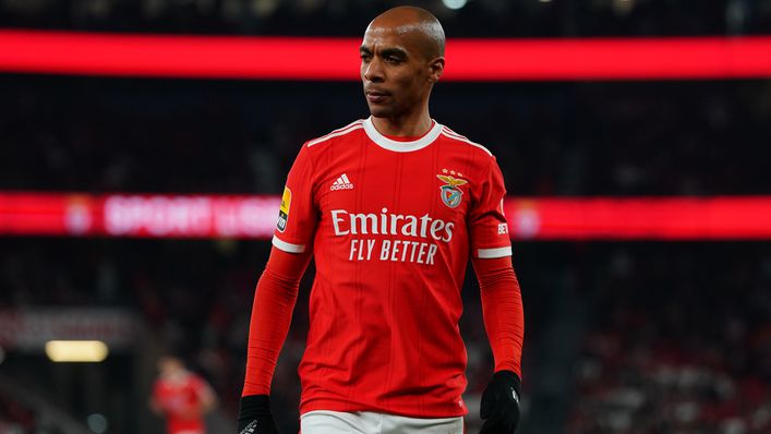 Joao Mario scored in Benfica's Champions League win over Club Brugge last month
