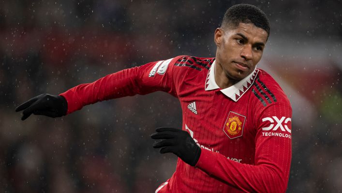 Marcus Rashford was on the scoresheet for Manchester United against Brentford