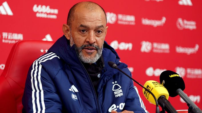 Nuno Espirito Santo's Nottingham Forest are in the midst of a relegation battle