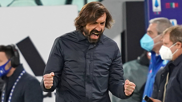 Juventus coach Andrea Pirlo faces a crunch clash against his old side AC Milan this weekend