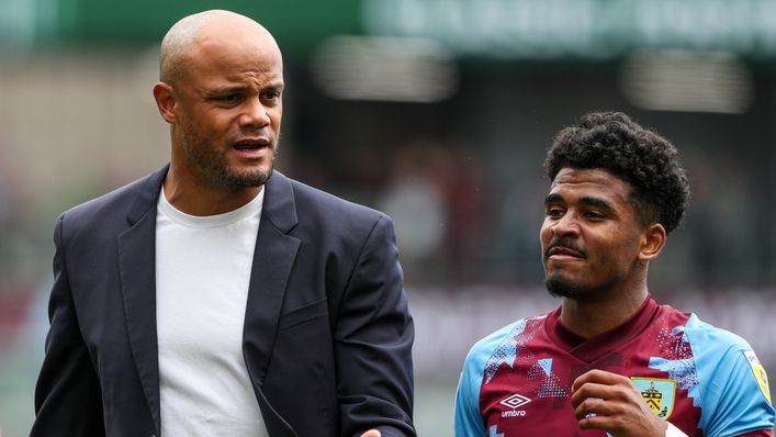 Burnley boss Vincent Kompany got the best out of young full-back Ian Maatsen