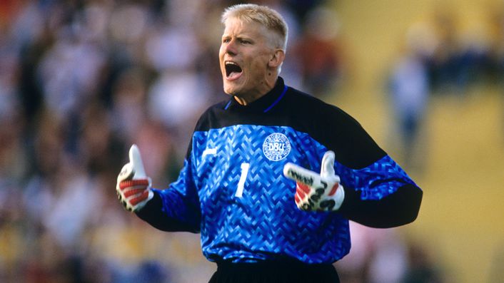 England's attack were unable to find a way past Peter Schmeichel when they faced Denmark at Euro 92