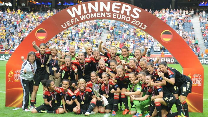 Germany have dominated the Women's European Championship and won their eighth title in 2013