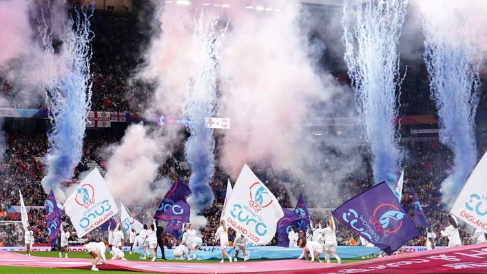 Fireworks mark the beginning of Euro 2022 at Old Trafford