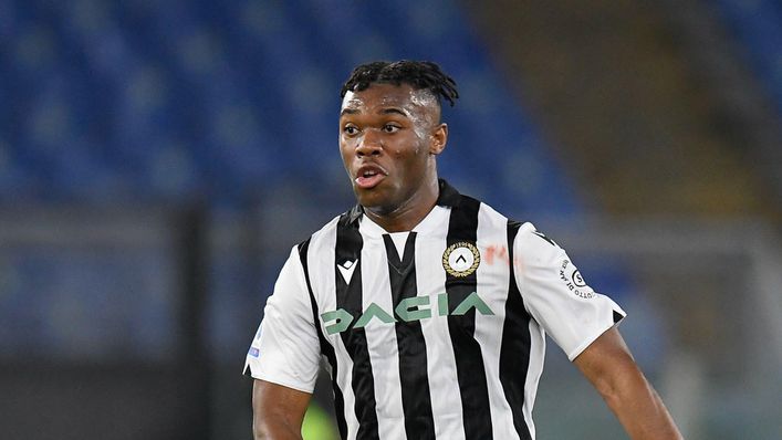 Udinese's Destiny Udogie is being chased by a number of Europe's elite clubs