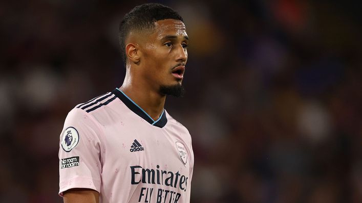 Gary Neville was extremely impressed by Arsenal debutant William Saliba