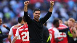 Mikel Arteta won his third trophy as Arsenal manager after beating Manchester City