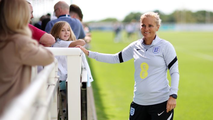 Sarina Wiegman is excited to play in front of a home crowd for the first time since becoming European champions