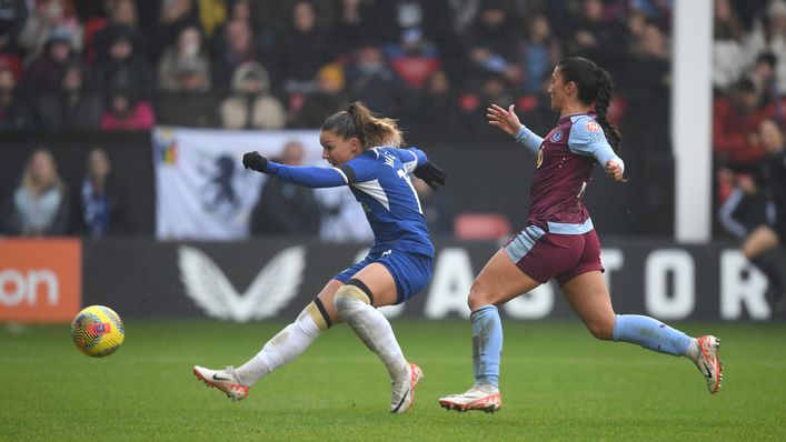 Johanna Rytting Kaneryd hit the target with both of her shots against Aston Villa
